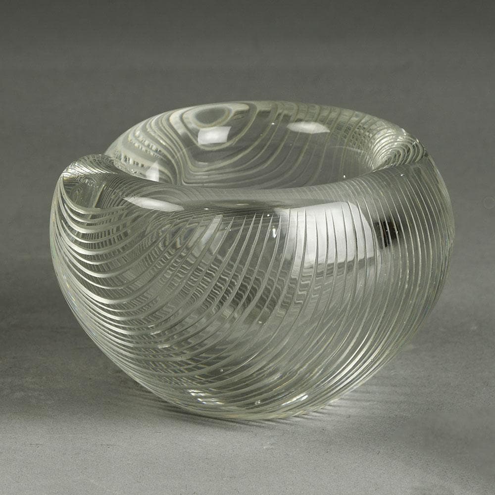 Tapio Wirkkala for Iittala engraved "Devil's Churn" bowl E7208 - Freeforms