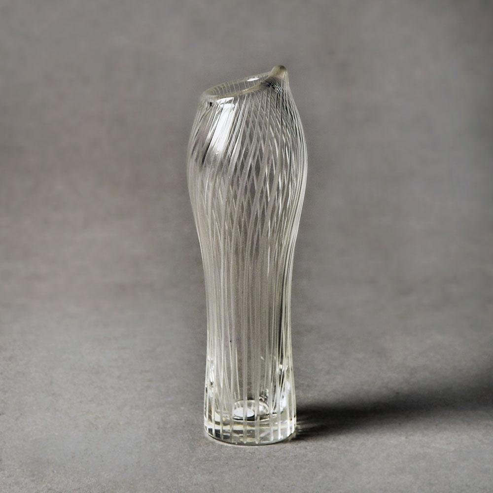Tapio Wirkkala for Iittala, engraved glass "Foal's Foot" vase G9323 - Freeforms