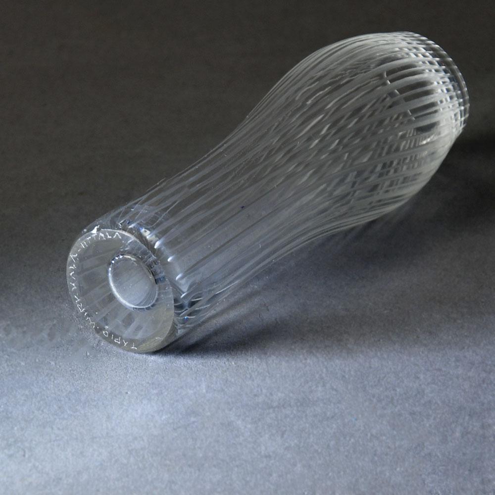 Tapio Wirkkala for Iittala, engraved glass "Foal's Foot" vase G9323 - Freeforms