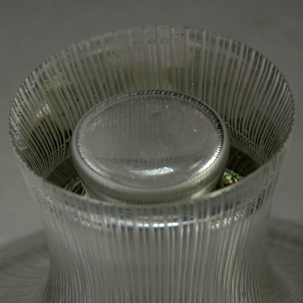 Tapio Wirkkala for Iittala, Finland, engraved glass vase F8250 - Freeforms