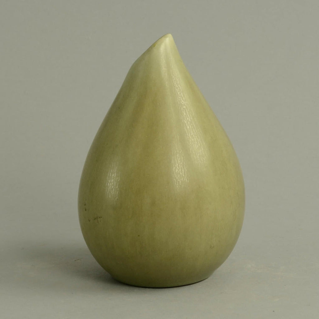 Teardrop shaped stoneware vase by Palshus C5168 - Freeforms