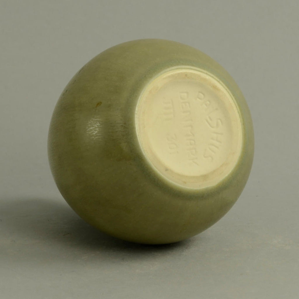 Teardrop shaped stoneware vase by Palshus C5168 - Freeforms