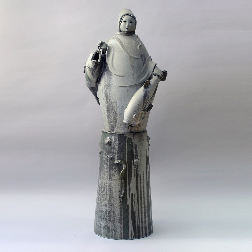 "The Fisherman's Wife" monumental fountain by Arne Bang N2255 - Freeforms