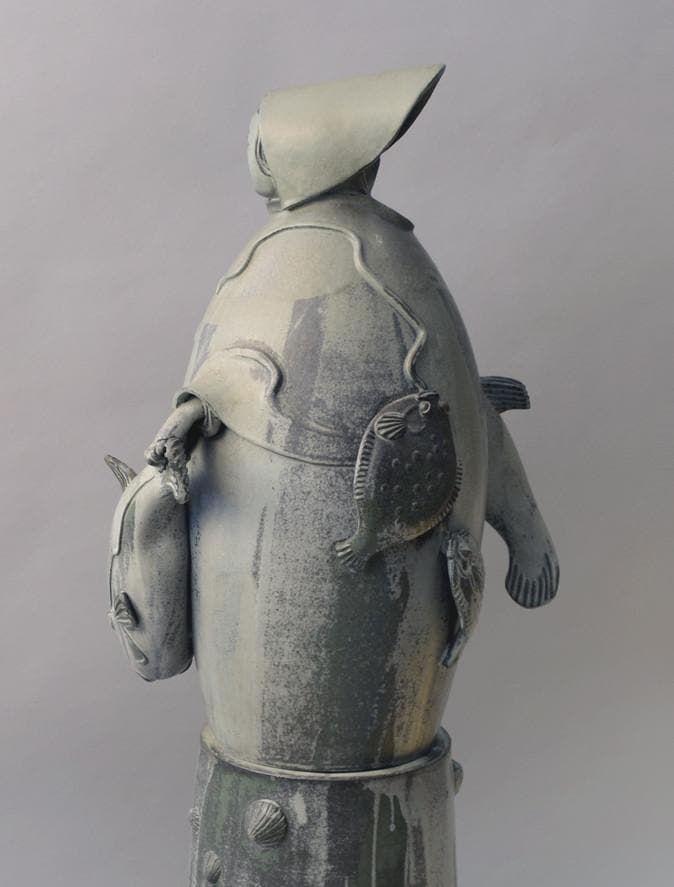 "The Fisherman's Wife" monumental fountain by Arne Bang N2255 - Freeforms