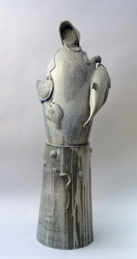 "The Fisherman's Wife" monumental fountain by Arne Bang N2255 - Freeforms