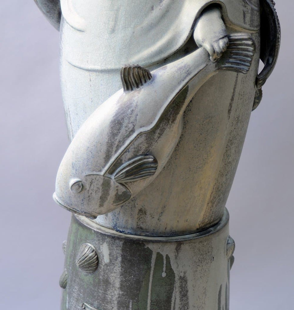 "The Fisherman's Wife" monumental fountain by Arne Bang N2255 - Freeforms