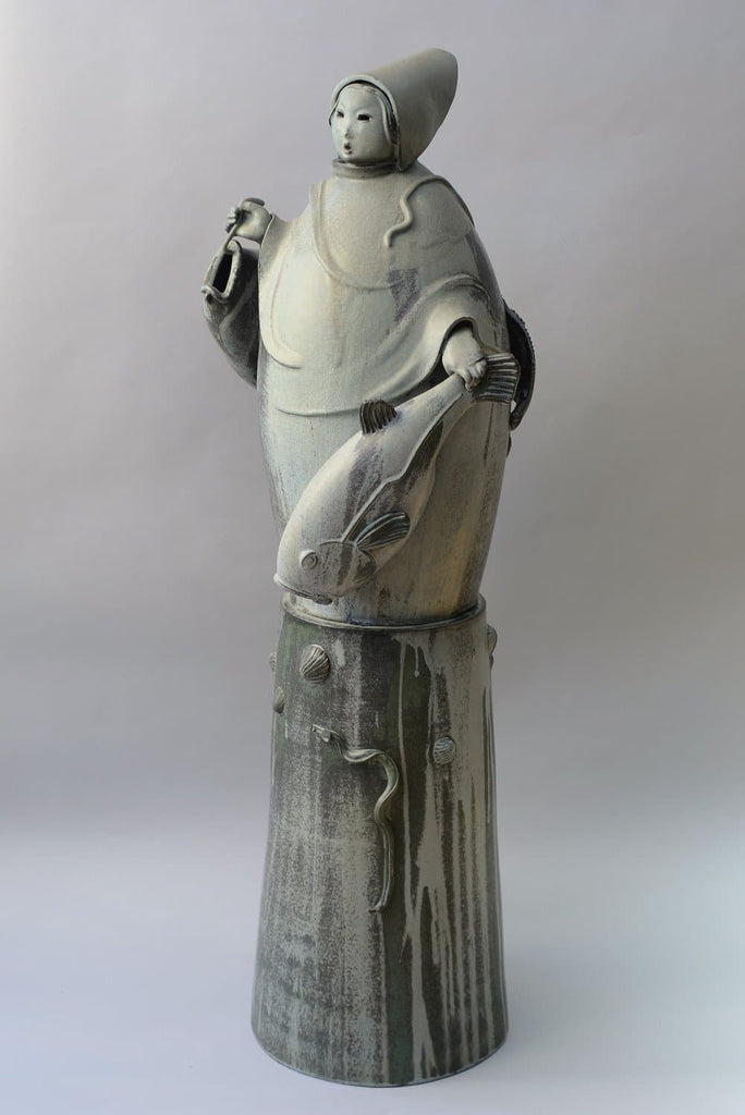 "The Fisherman's Wife" monumental fountain by Arne Bang N2255 - Freeforms