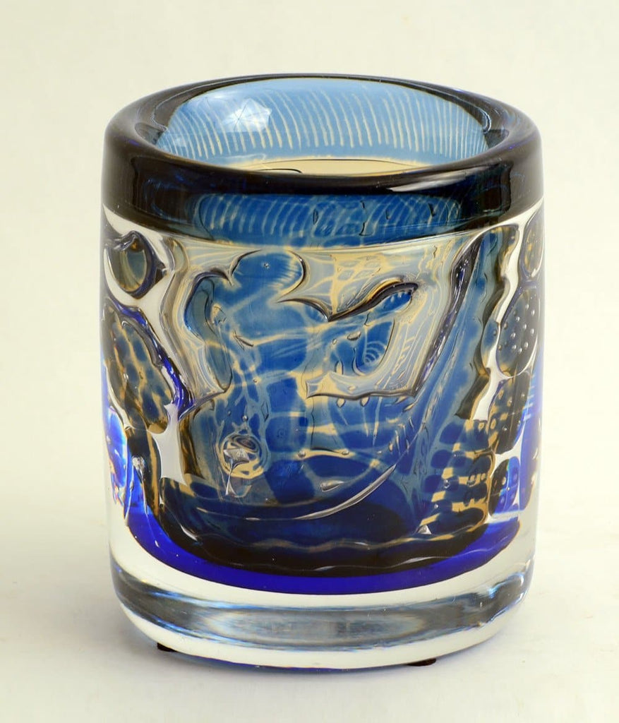 "The Gondolier" Glass ariel vase by Edvin Ohrstrom for Orrefors N8726 - Freeforms