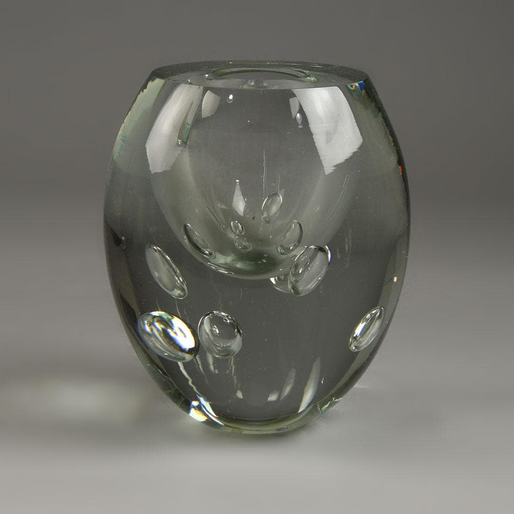 Timo Sarpaneva for Iittala, clear glass "Claritas" vase E7413 - Freeforms