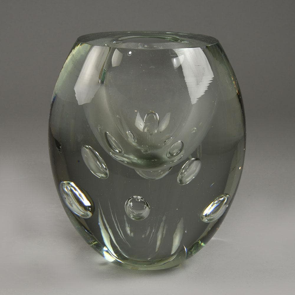 Timo Sarpaneva for Iittala, clear glass "Claritas" vase E7413 - Freeforms