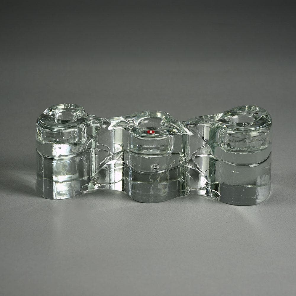 Timo Sarpaneva for Iittala Glass "Arkipelago" candlestick E7232 - Freeforms