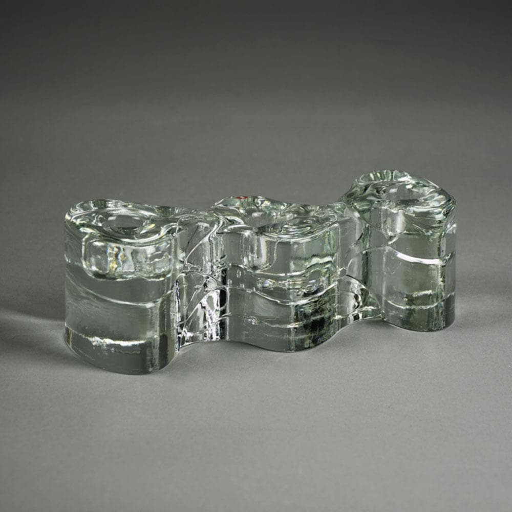 Timo Sarpaneva for Iittala Glass "Arkipelago" candlestick E7232 - Freeforms