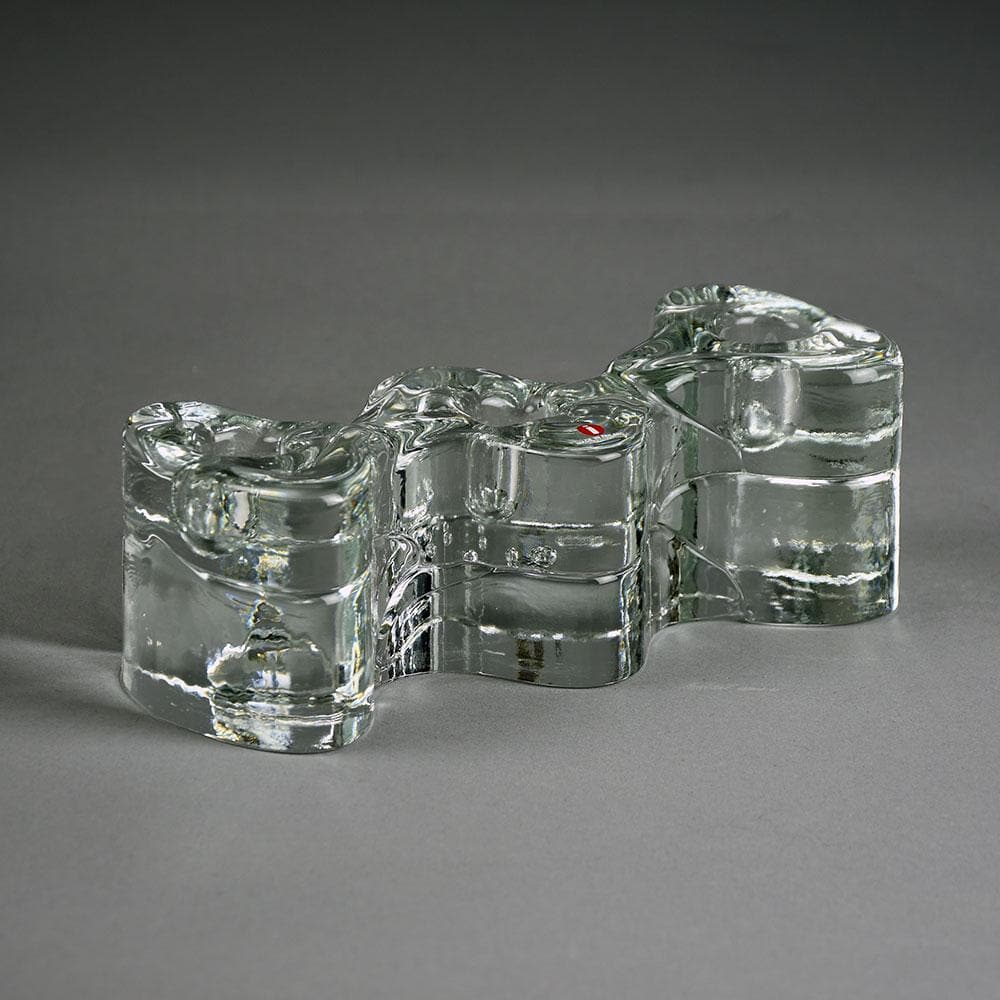 Timo Sarpaneva for Iittala Glass "Arkipelago" candlestick E7232 - Freeforms