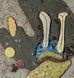 Tyra Lundgren for Gustavsberg, Sweden "Pistillerna" (Pistils) B3795 - Freeforms