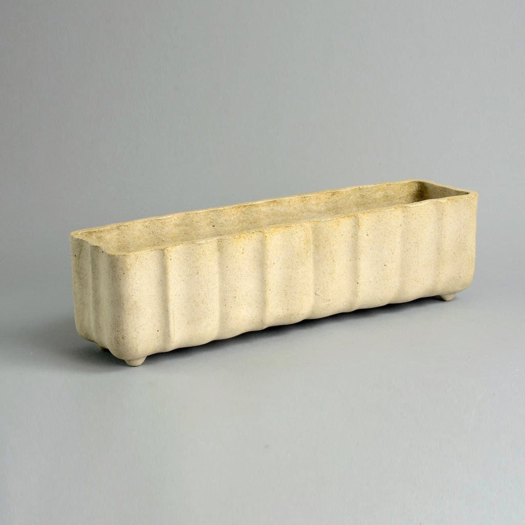 Unglazed planter by Herman A. Kahler Keramik B3252 - Freeforms