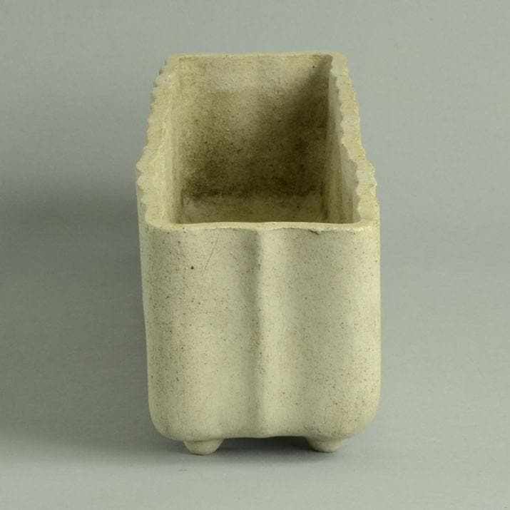 Unglazed planter by Herman A. Kahler Keramik B3252 - Freeforms