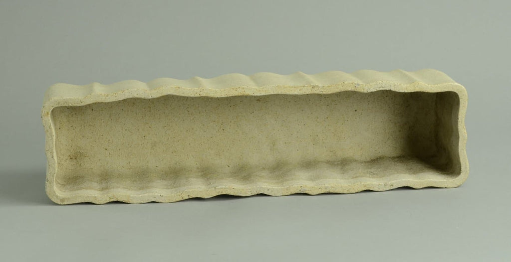 Unglazed planter by Herman A. Kahler Keramik B3252 - Freeforms