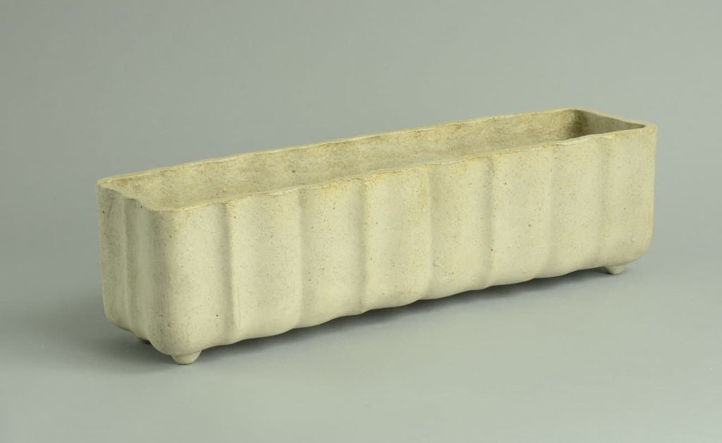 Unglazed planter by Herman A. Kahler Keramik B3252 - Freeforms