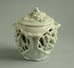 Unique double walled lidded jar by Nils Emil Lundström N3729 - Freeforms