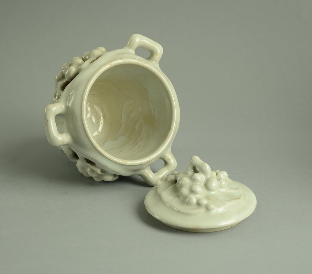 Unique double walled lidded jar by Nils Emil Lundström N3729 - Freeforms