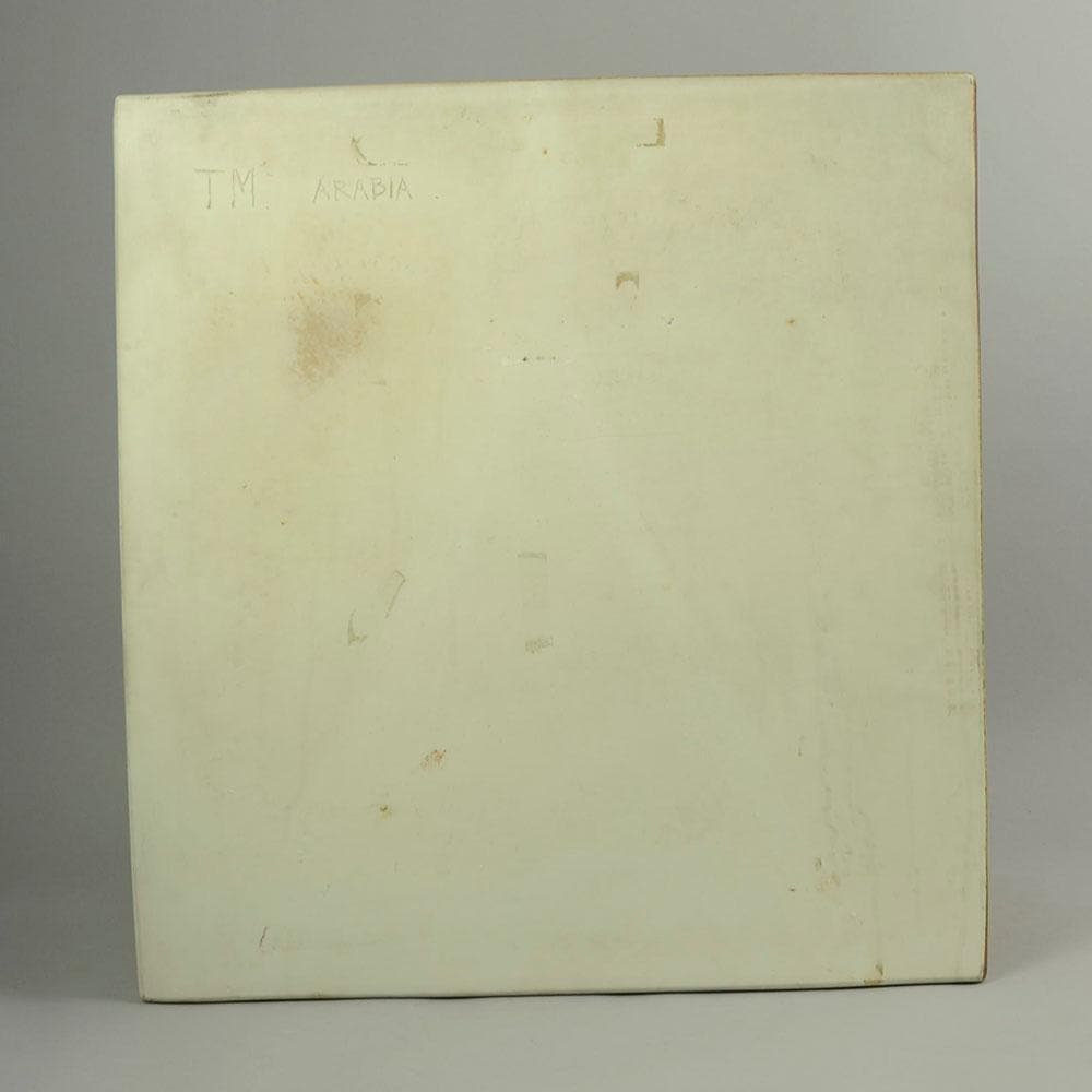 Unique large ceramic tile by Toini Muona for Arabia C5390 - Freeforms