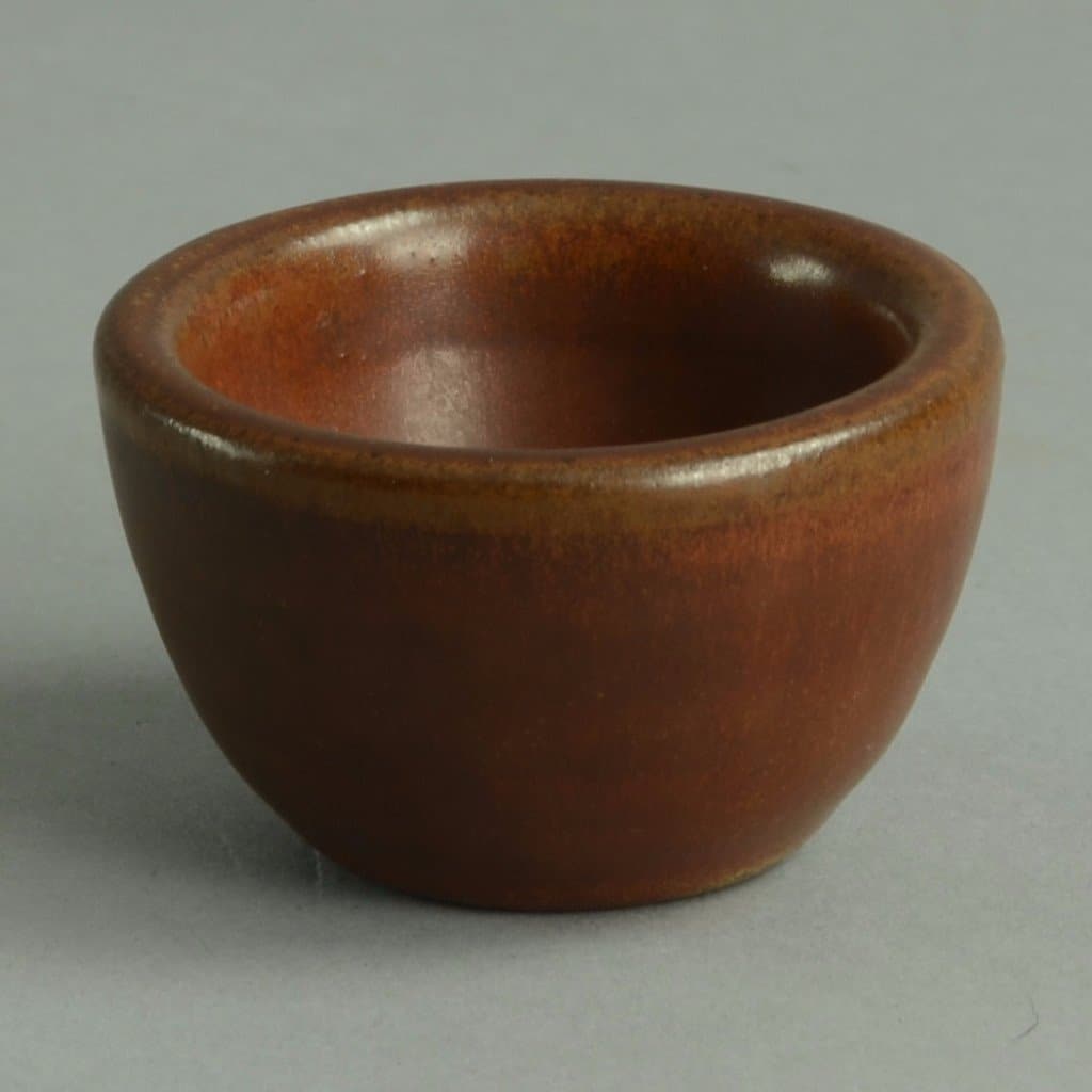 Unique miniature stoneware bowl by Erich and Ingrid Triller for Tobo B3419 - Freeforms