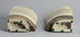 Unique pair of symmetrical vases by Antje Brüggemann-Breckwoldt B3404 - Freeforms