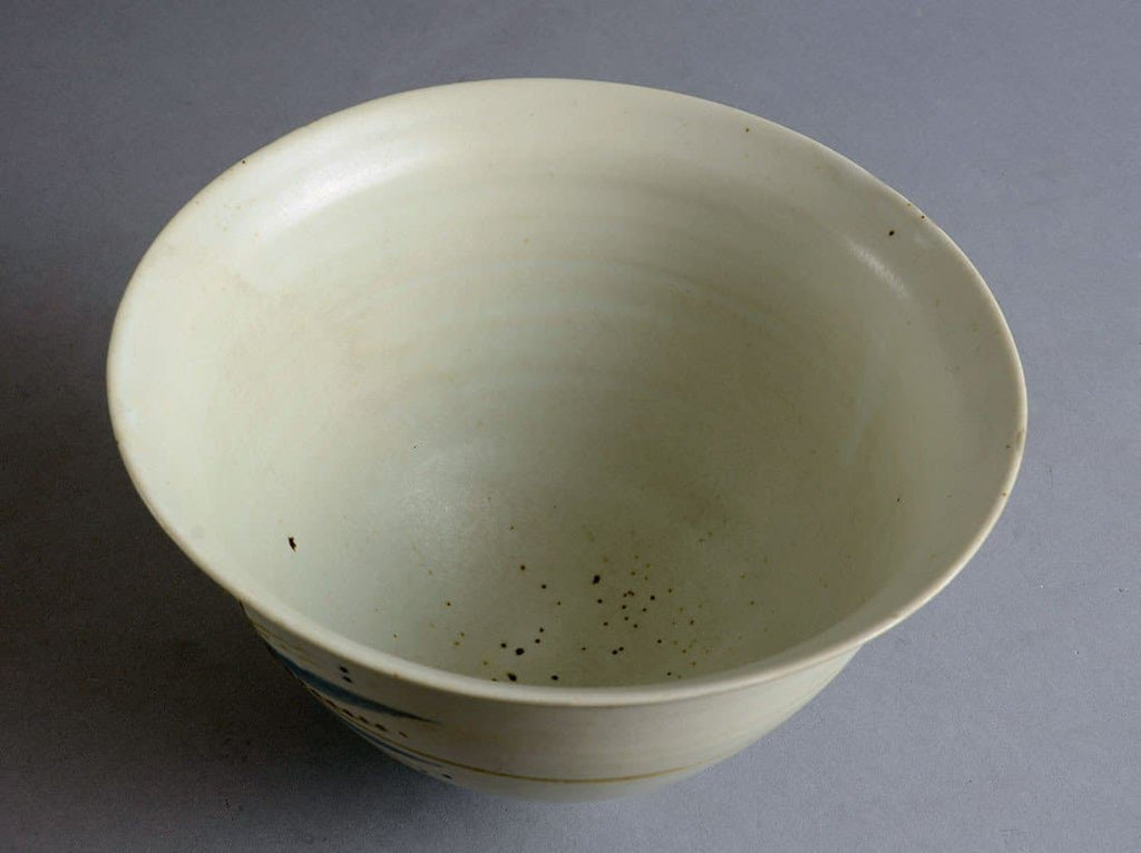 Unique porcelain bowl by David Leach N8146 - Freeforms