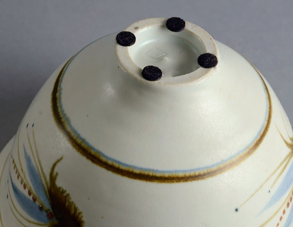 Unique porcelain bowl by David Leach N8146 - Freeforms