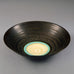 Unique porcelain bowl with matte metallic brown glaze by Peter Wills C5287 - Freeforms