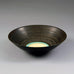 Unique porcelain bowl with matte metallic brown glaze by Peter Wills C5287 - Freeforms