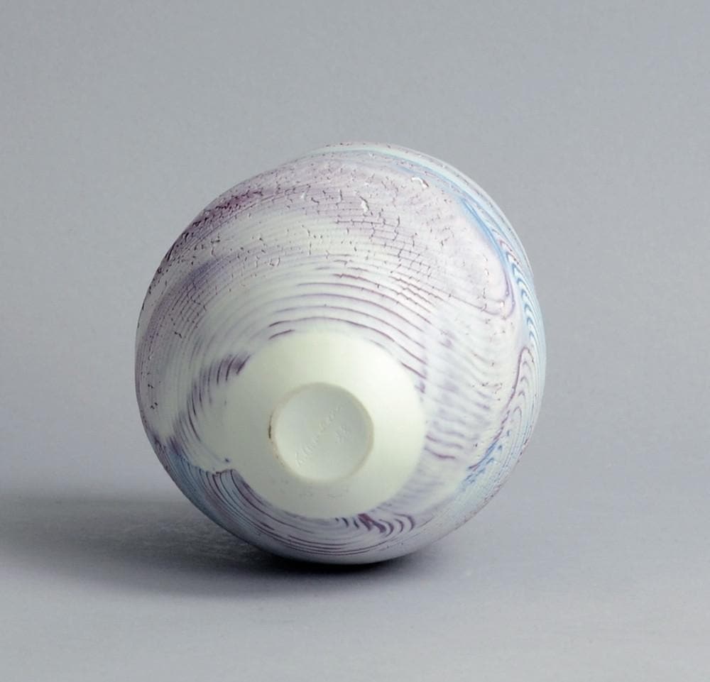 Unique porcelain vase by Kristin Andreassen B3412 - Freeforms