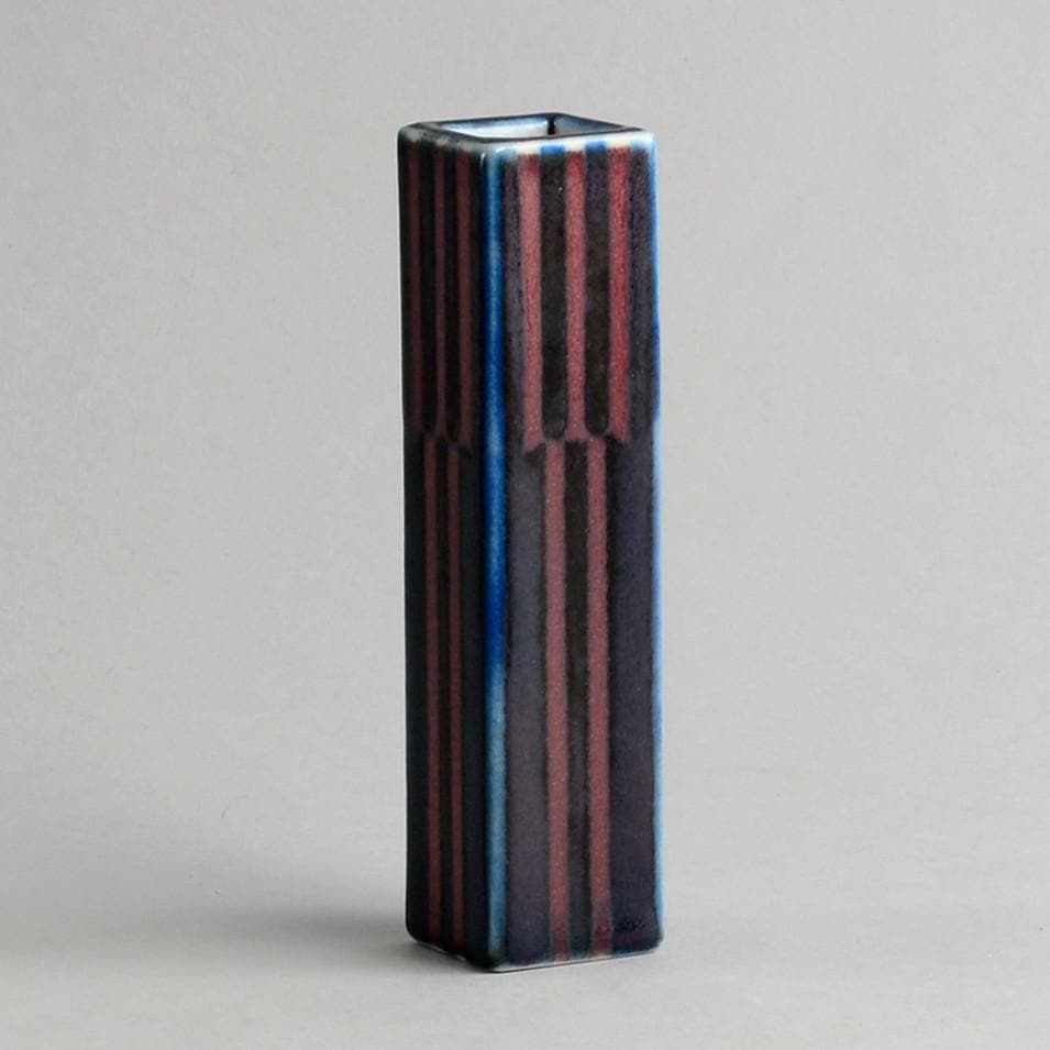 Unique rectangular vase by Karl Scheid A1741 - Freeforms
