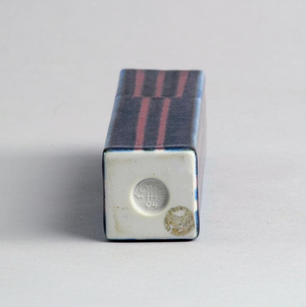 Unique rectangular vase by Karl Scheid A1741 - Freeforms