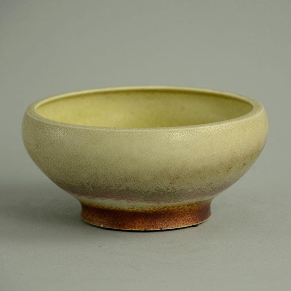Unique stoneware bowl by Liisa Hallamaa N6927 - Freeforms