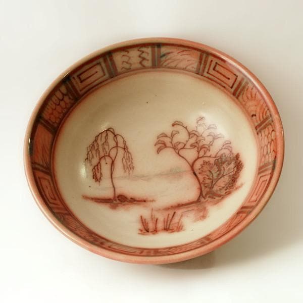 Unique stoneware bowl by Thora Hjorth N3257 - Freeforms
