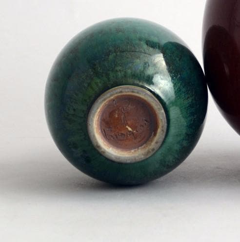 Unique stoneware cabinet vase by Berndt Friberg N8213 - Freeforms