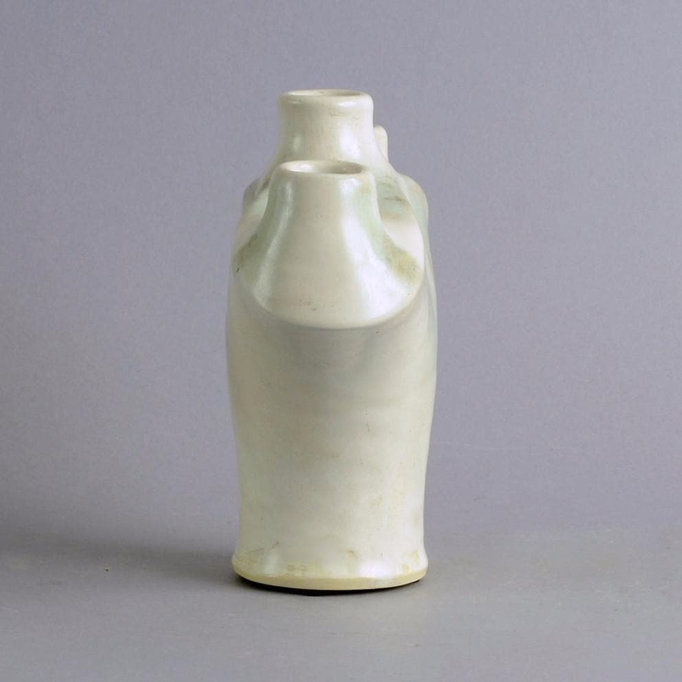 Unique stoneware candle holder by Otto Meier N7986 - Freeforms