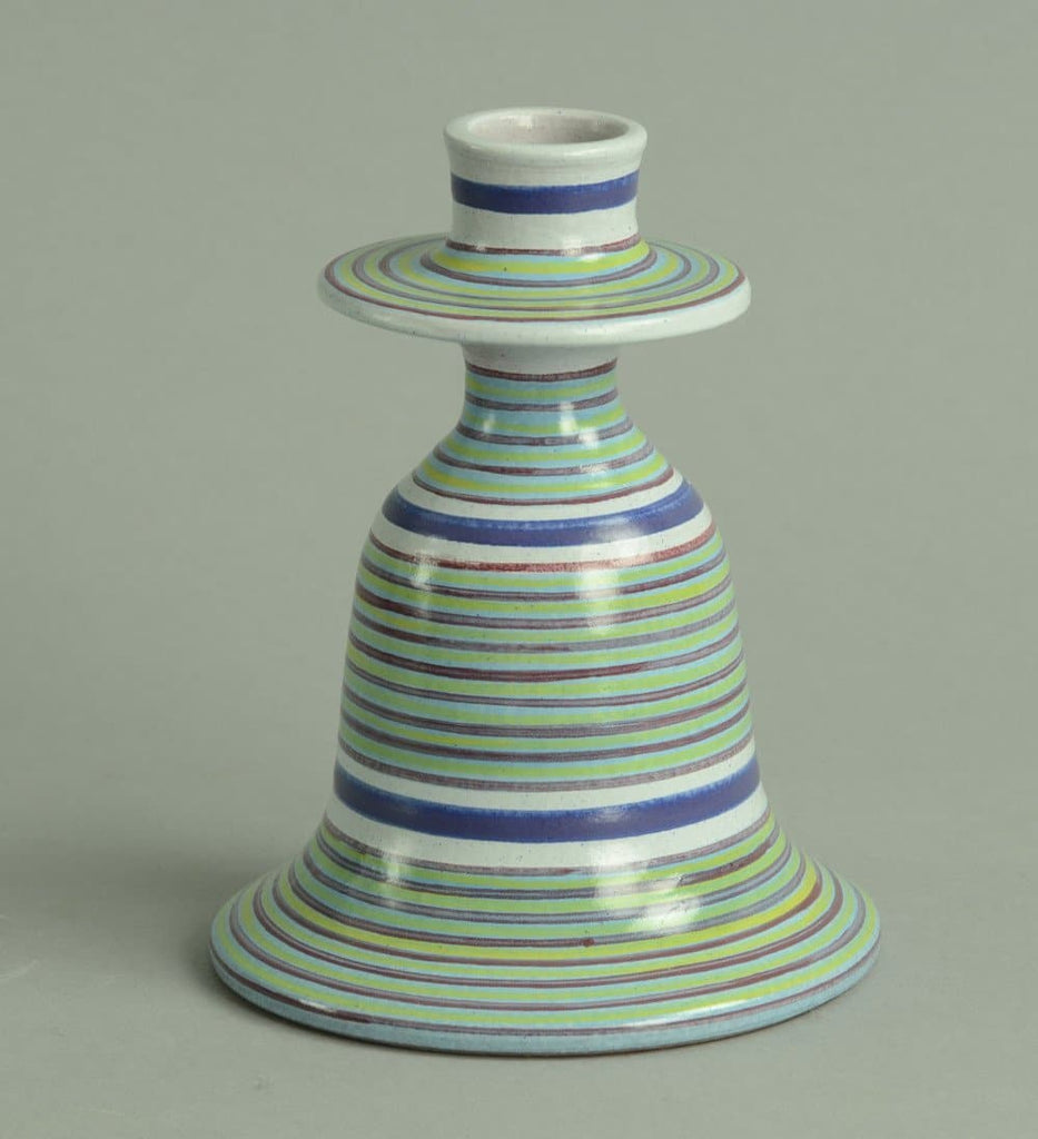 Unique stoneware candlestick by Stig Lindberg B3741 - Freeforms