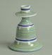 Unique stoneware candlestick by Stig Lindberg B3741 - Freeforms