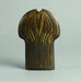 Unique stoneware flattened sculptural vessel form by Karl Scheid N9382 - Freeforms