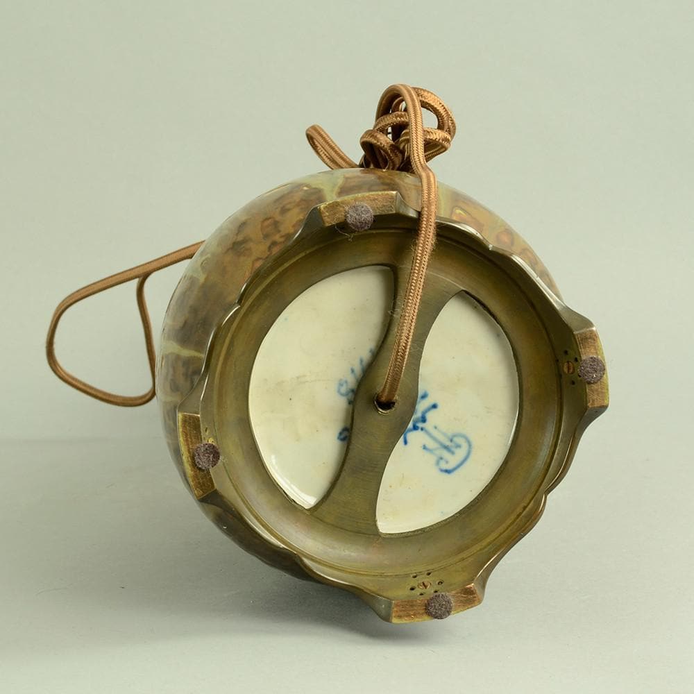 Unique stoneware lamp by Patrick Nordstrom N6275 - Freeforms