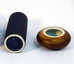 Unique stoneware lidded cylindrical jar by Karl Scheid N7746 - Freeforms