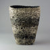Unique stoneware monumental triangular coil built vessel by Sarah Purvey D6230 - Freeforms