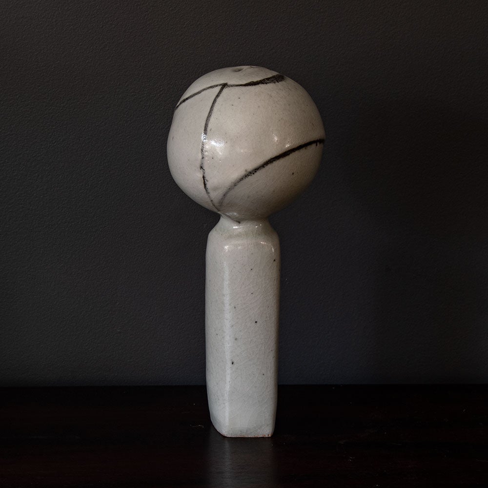 Unique stoneware sculptural form by Ingeborg and Bruno Asshoff A1322 - Freeforms