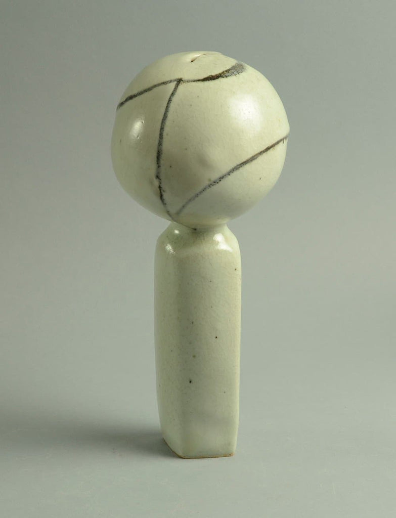 Unique stoneware sculptural form by Ingeborg and Bruno Asshoff A1322 - Freeforms