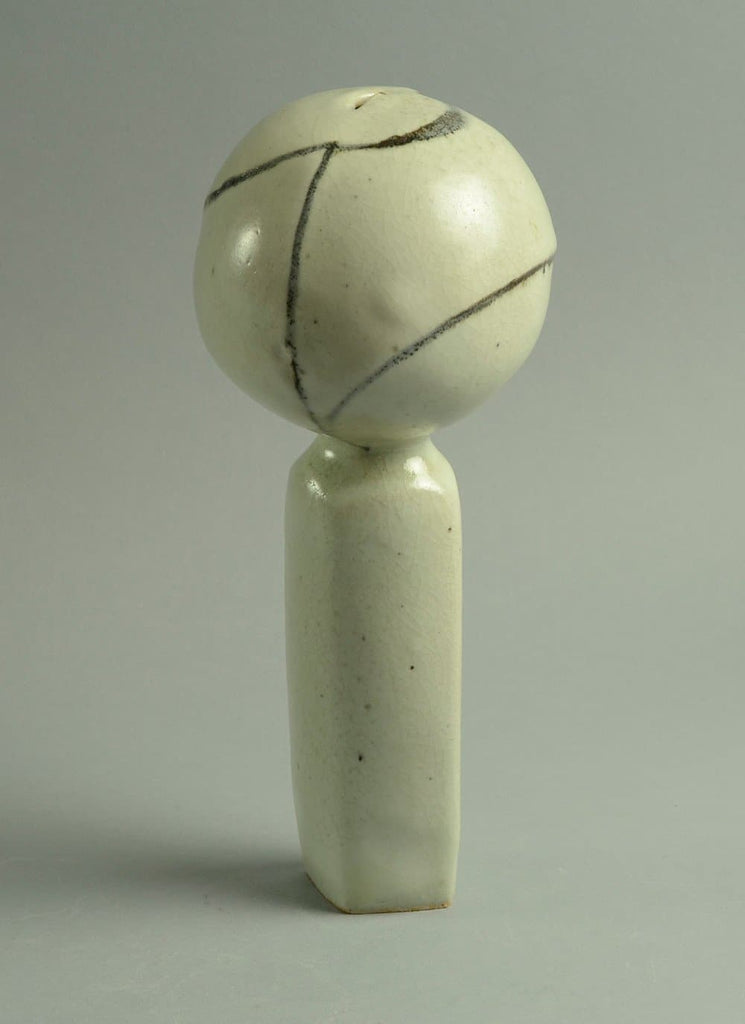 Unique stoneware sculptural form by Ingeborg and Bruno Asshoff A1322 - Freeforms
