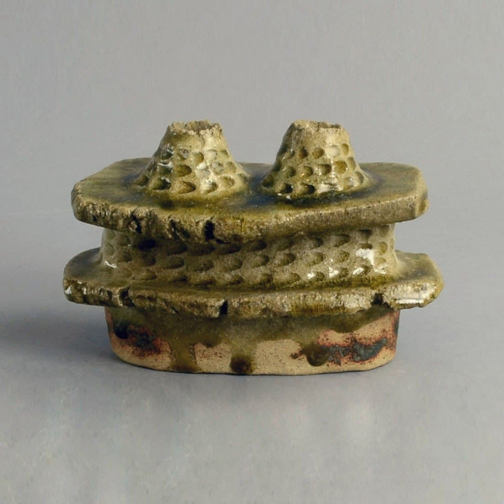 Unique stoneware sculptural form by Lotte Reimers N9612 - Freeforms