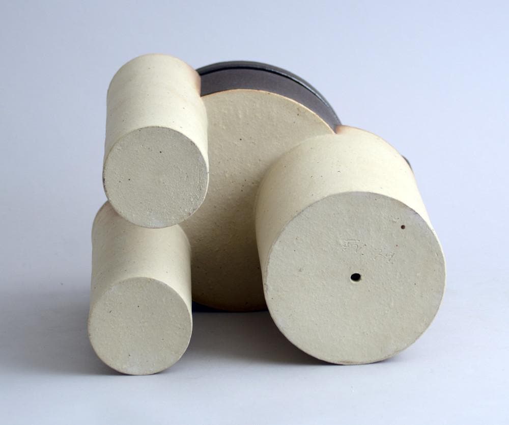 Unique stoneware sculpture by Fritz Vehring N8958 - Freeforms