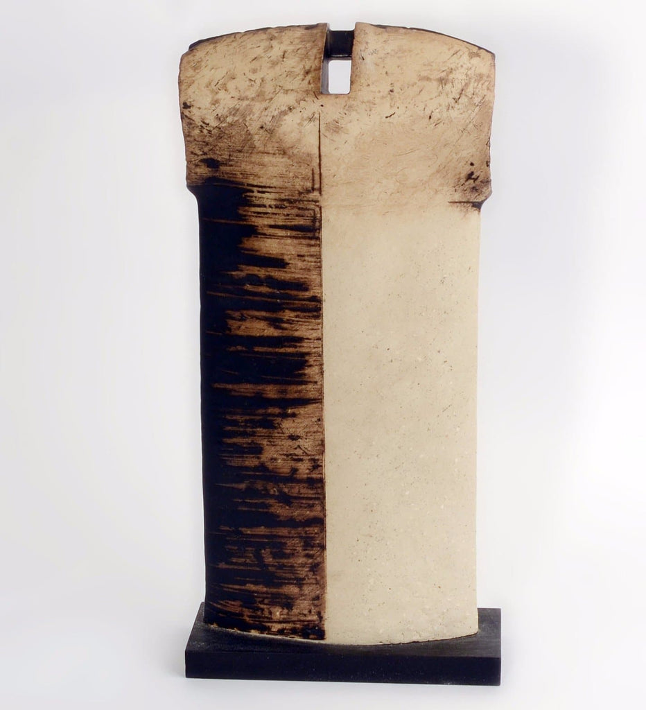 Unique stoneware sculpture by Vera Vehring N8577 - Freeforms